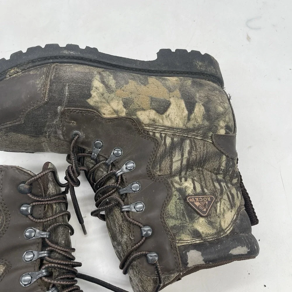 Rocky Thinsulate Boots Mens 6 Camouflage Hunting Hiking Workwear Lace Up